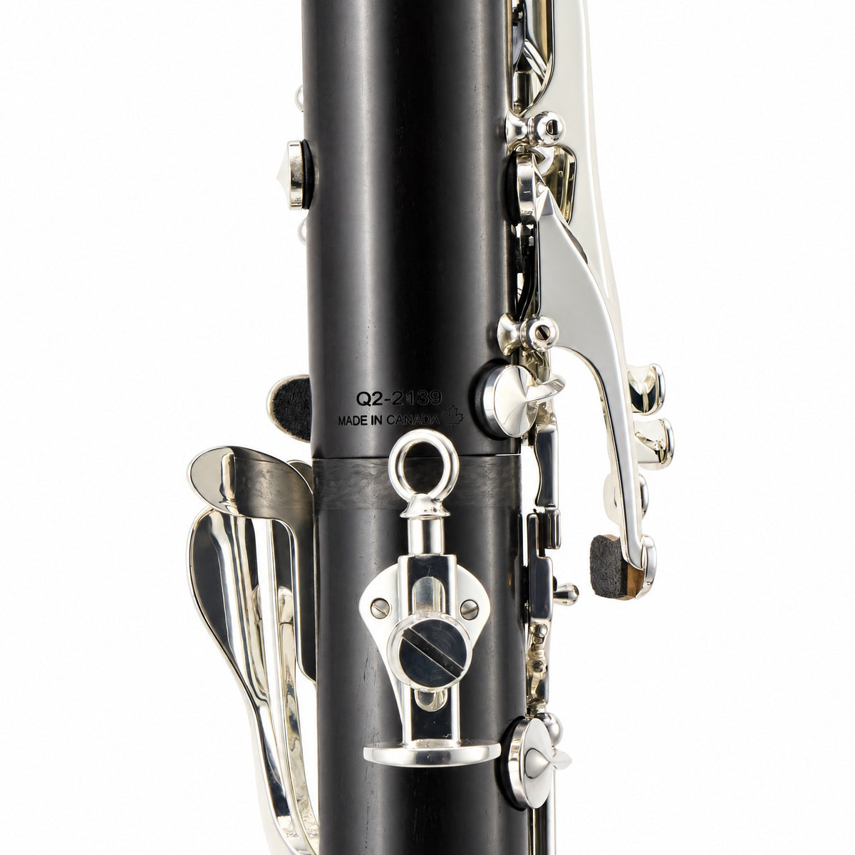 Backun BCLBQG-SK Q-Series Professional Bb Clarinet in Grenadilla with Silver Keys