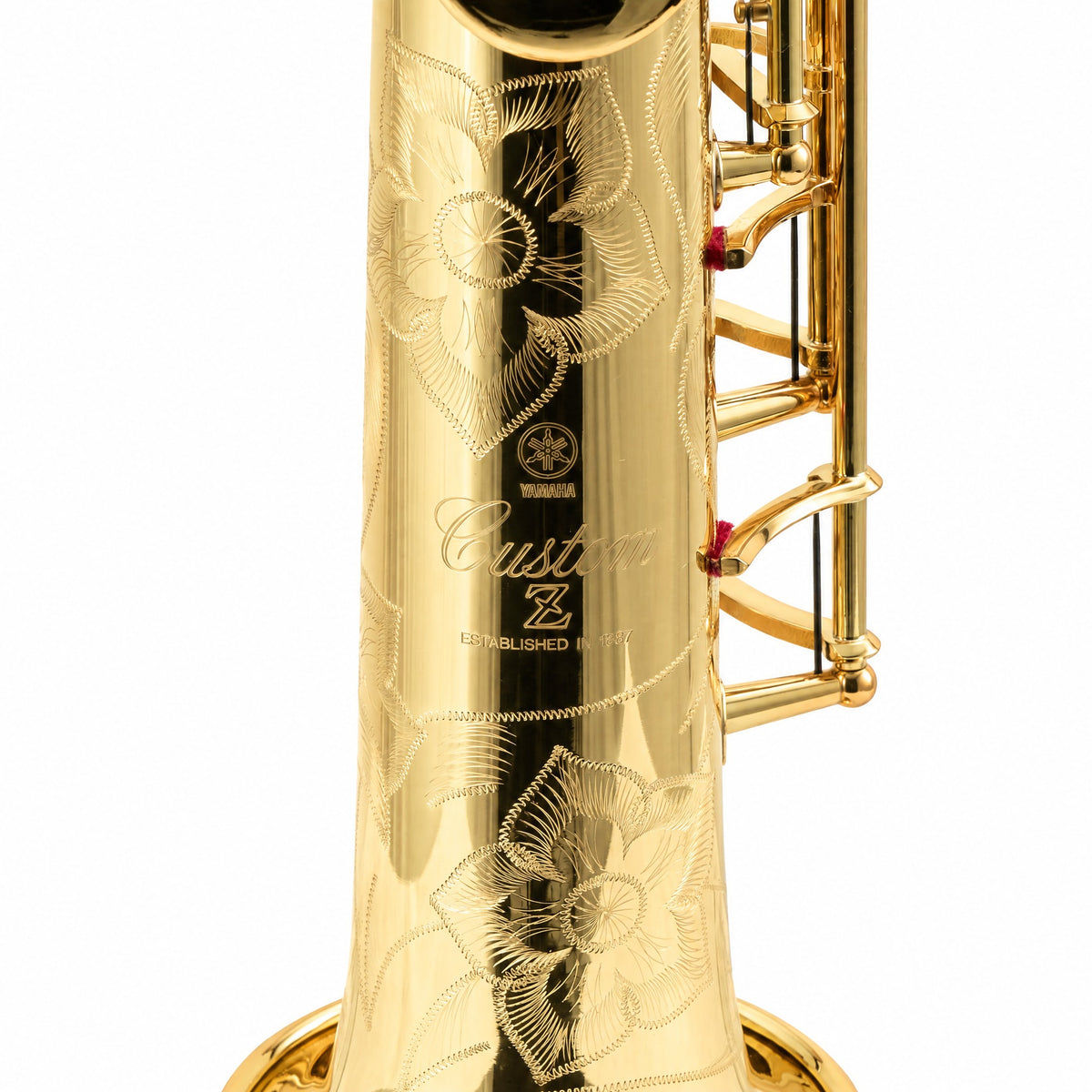 Yamaha YSS-82Z 'Custom Z' Professional Bb Soprano Saxophone in Gold Lacquer