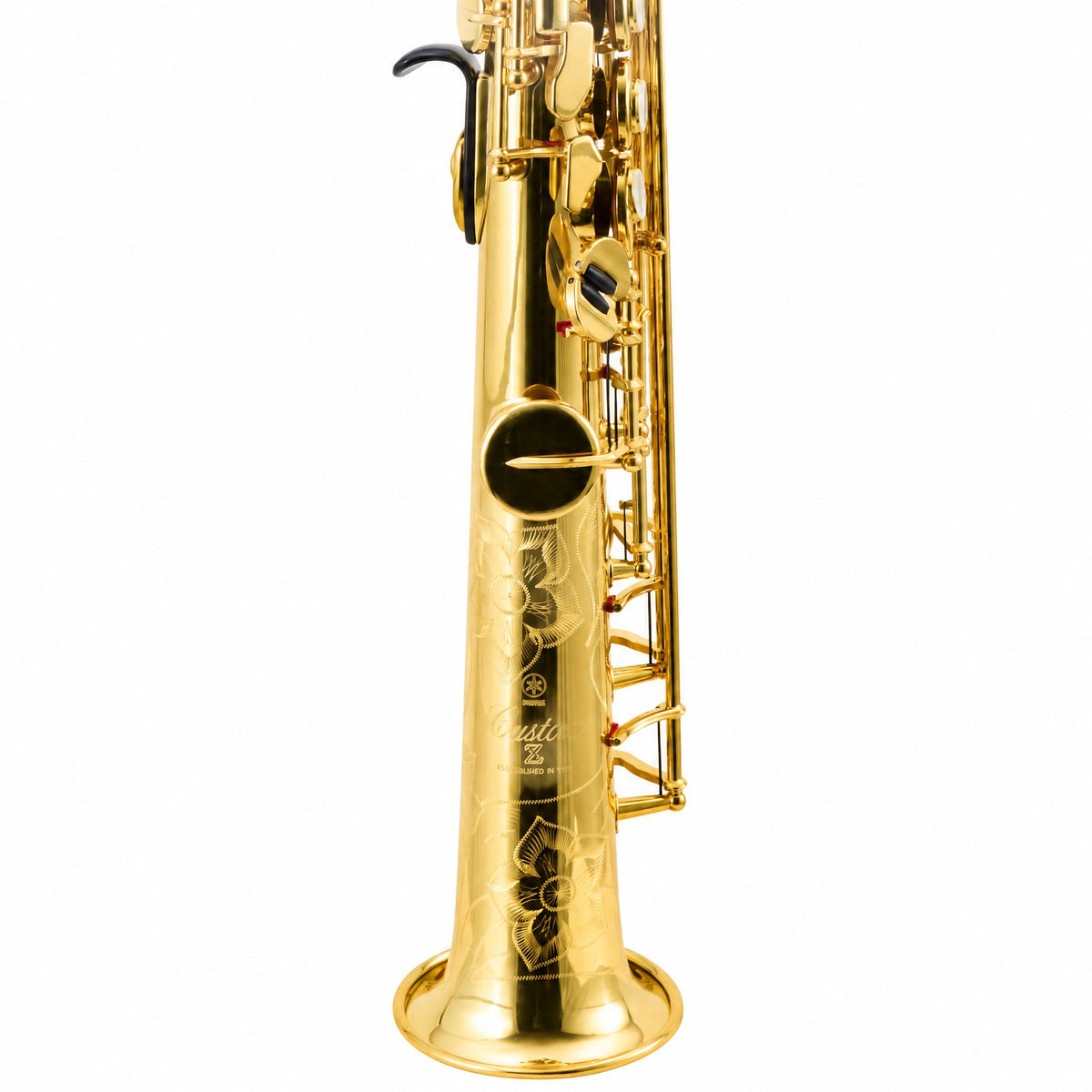 Yamaha YSS-82Z 'Custom Z' Professional Bb Soprano Saxophone in Gold Lacquer
