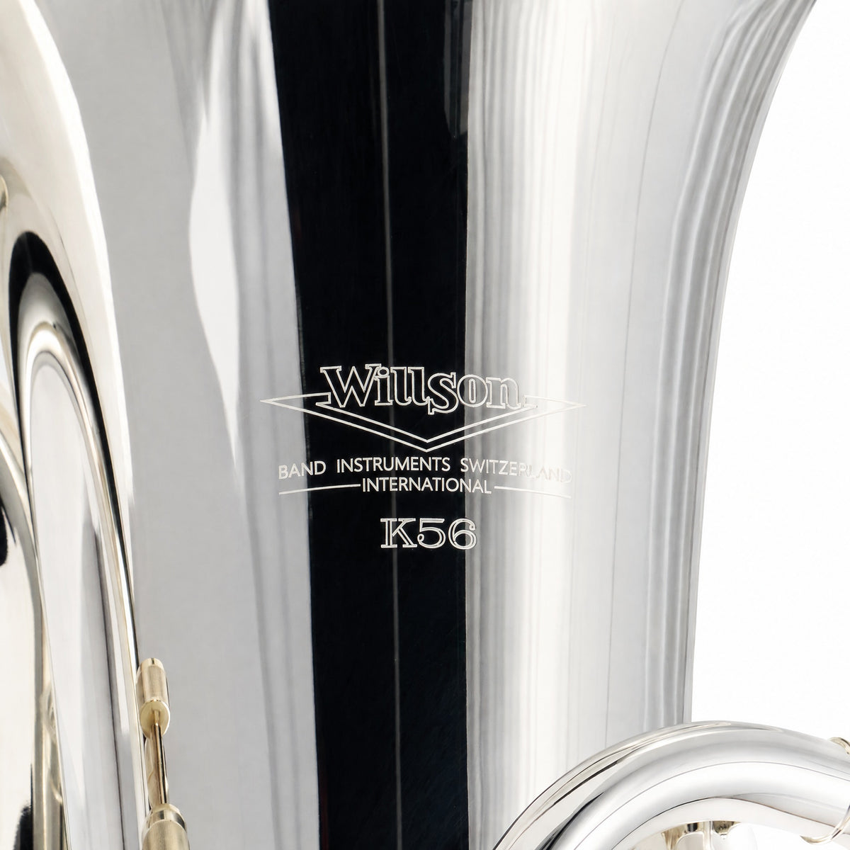 Willson K56S K-Series Intermediate Compensating Euphonium in Silver Plate SN K10142