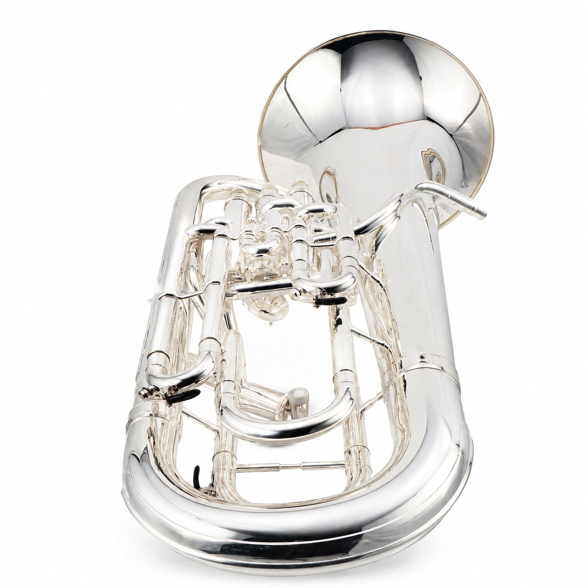 Willson K56S K-Series Intermediate Compensating Euphonium in Silver Plate SN K10142