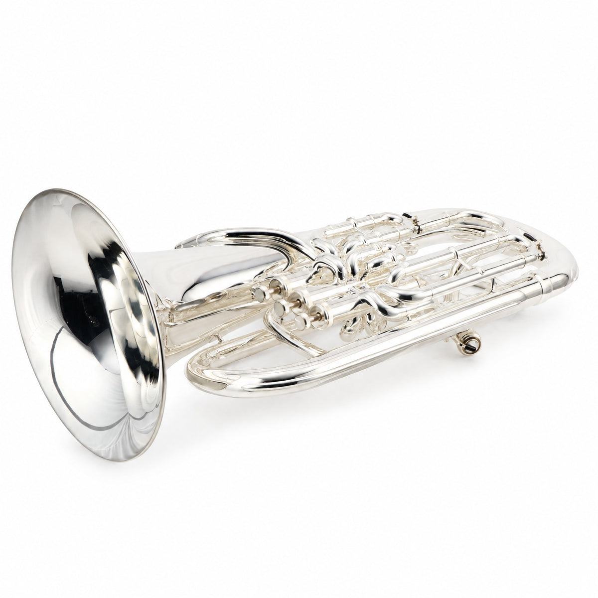 Willson K56S K-Series Intermediate Compensating Euphonium in Silver Plate SN K10142