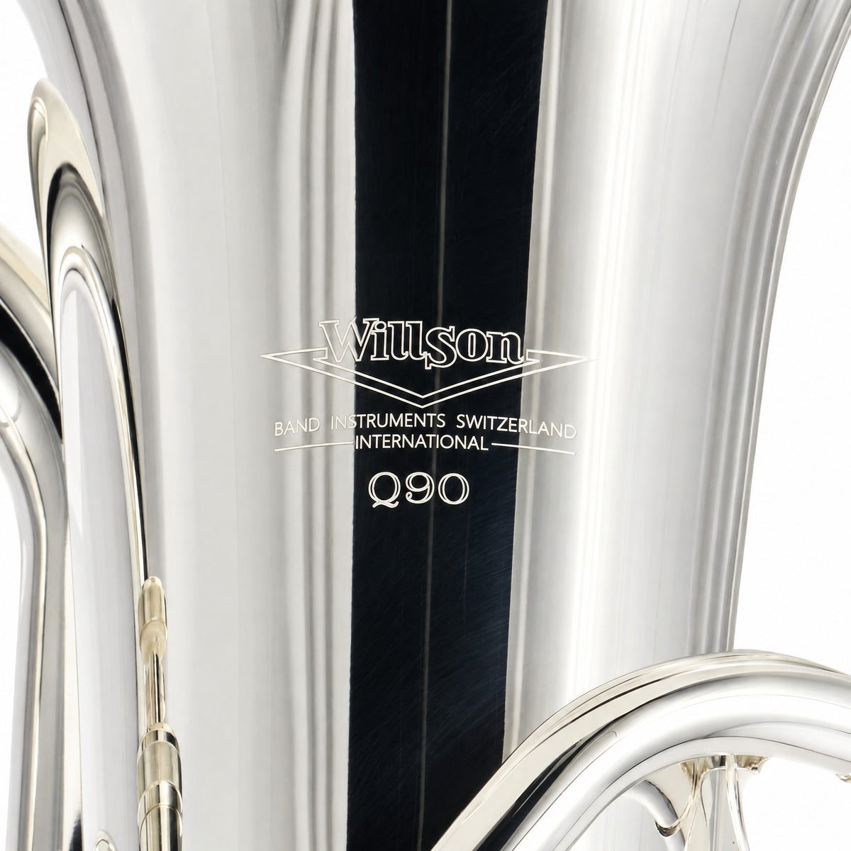 Willson Q90S Q-Series Professional Bb Euphonium in Silver Plate