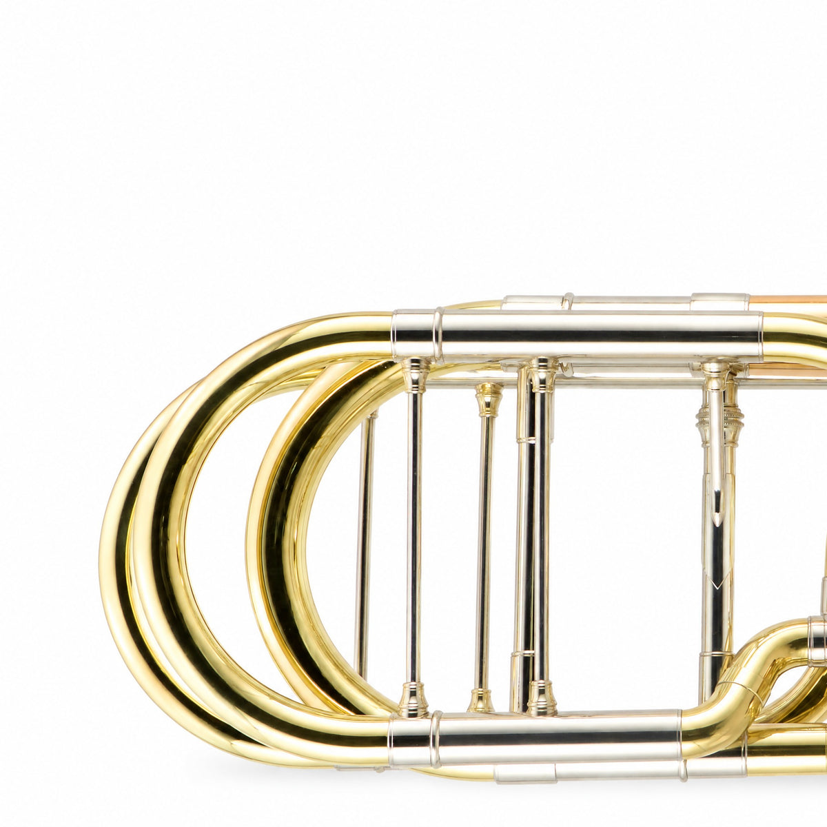 S.E. Shires Q36GR Q-Series Bass Trombone with Gold Brass Bell, Rotary Valves