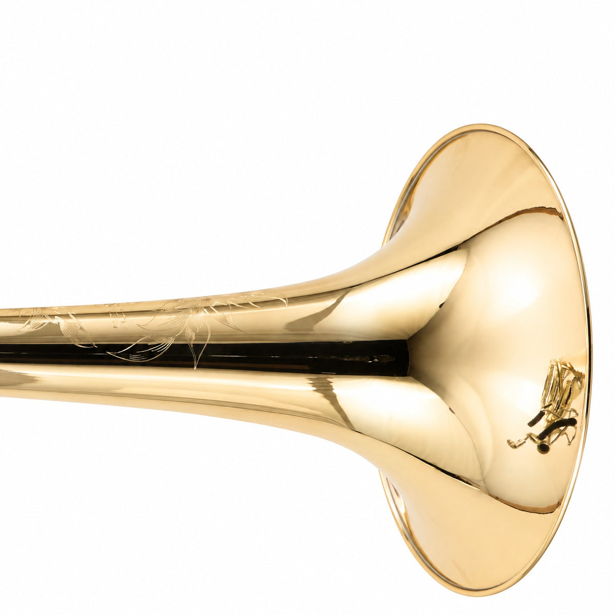 S.E. Shires Q36GR Q-Series Bass Trombone with Gold Brass Bell, Rotary Valves