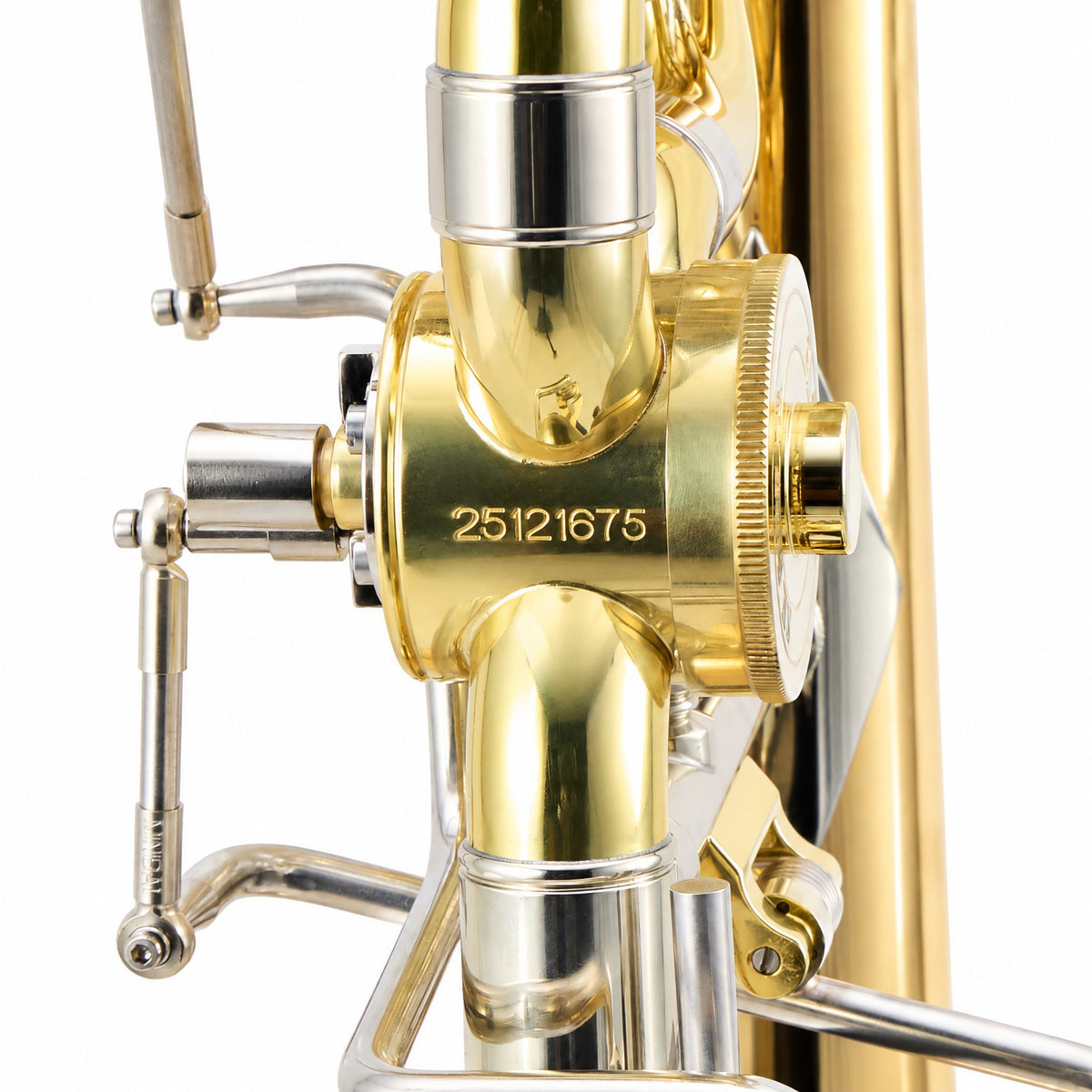 S.E. Shires Q36GR Q-Series Bass Trombone with Gold Brass Bell, Rotary Valves