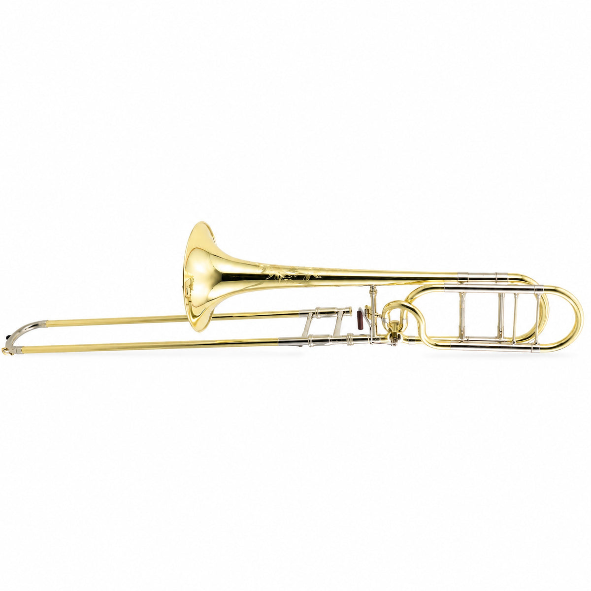 S.E. Shires Q30YR Q-Series Tenor Trombone with Yellow Brass Bell, Rotary Valve