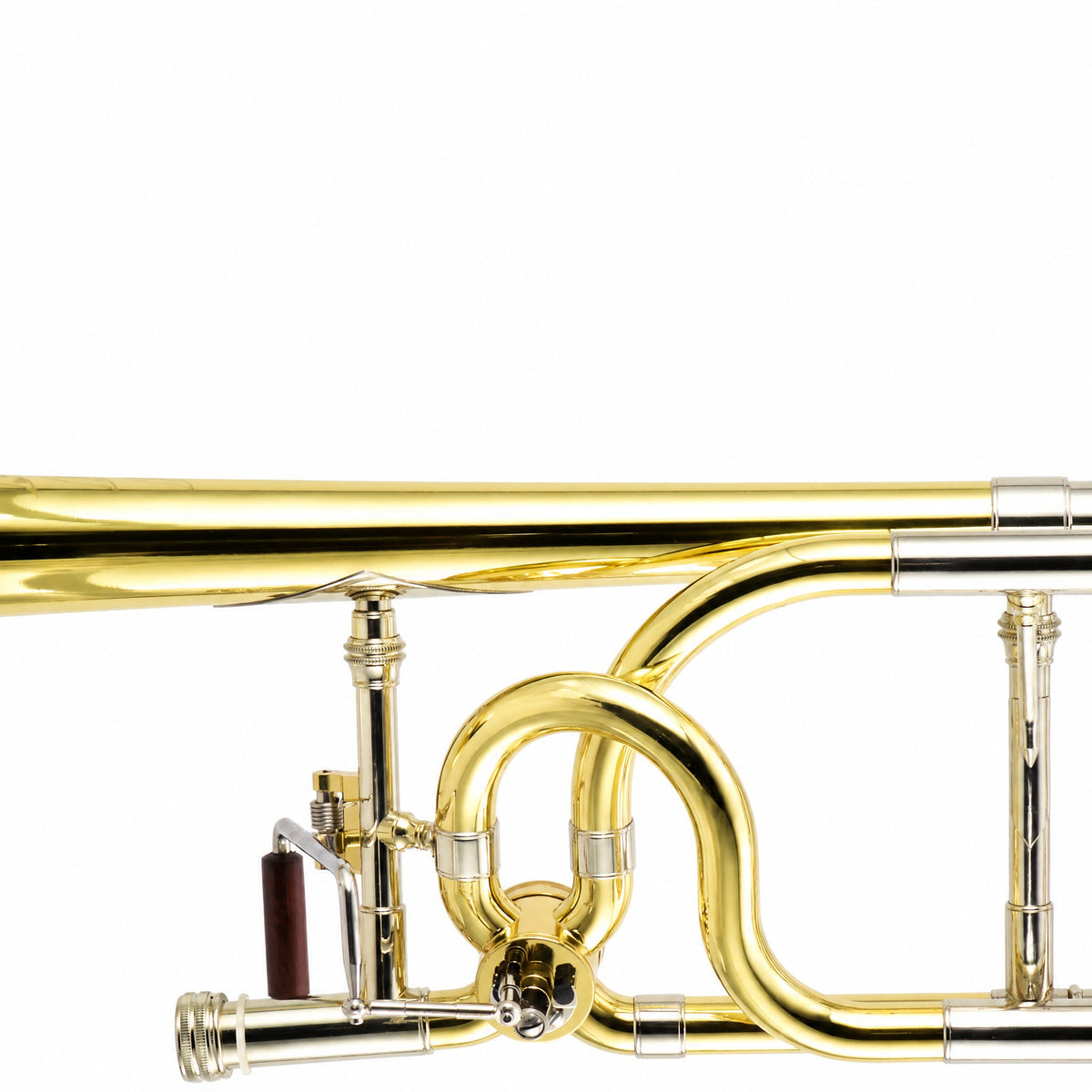 S.E. Shires Q30YR Q-Series Tenor Trombone with Yellow Brass Bell, Rotary Valve