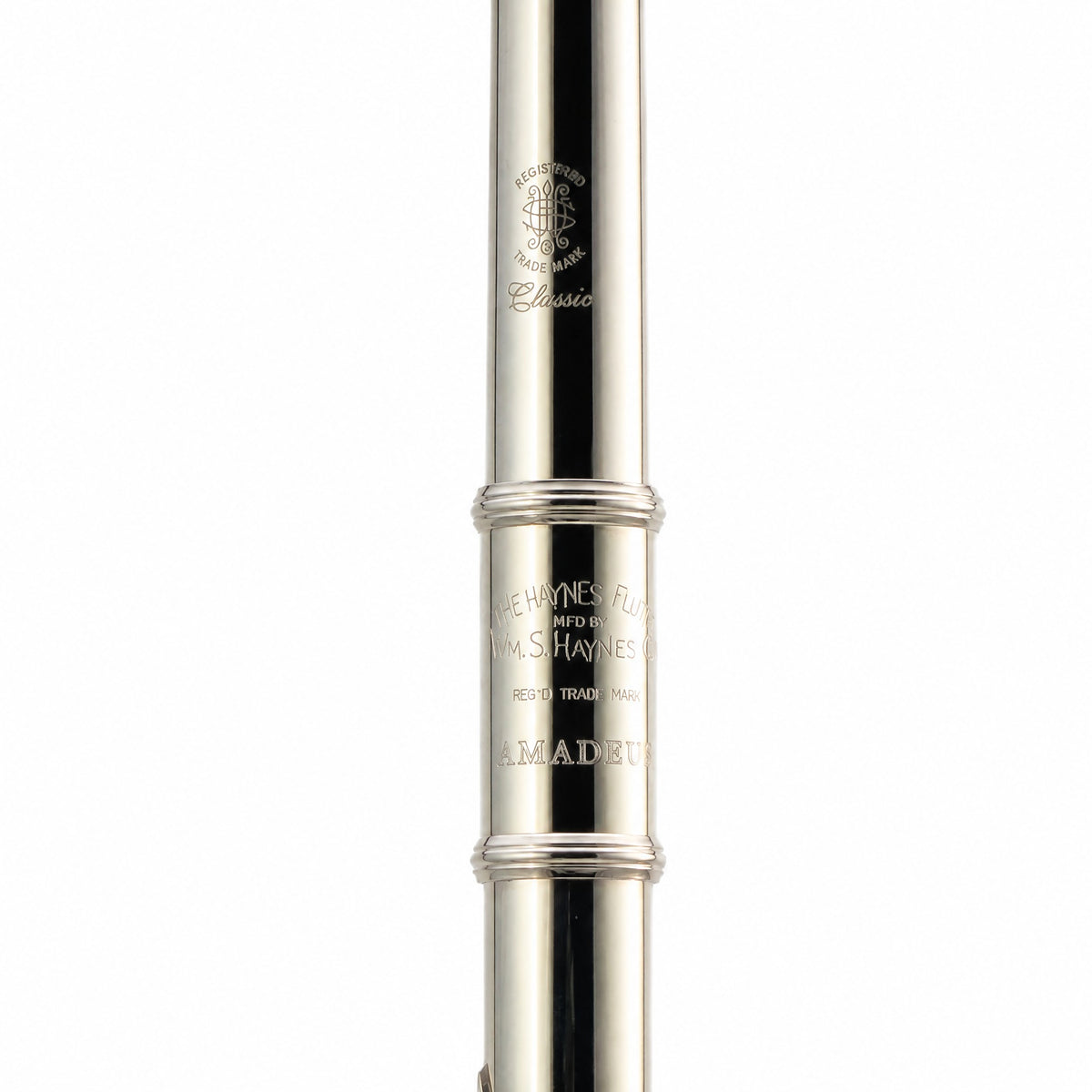 William S. Haynes AF680SE-BO C# 'Amadeus' Flute in Silver Plate