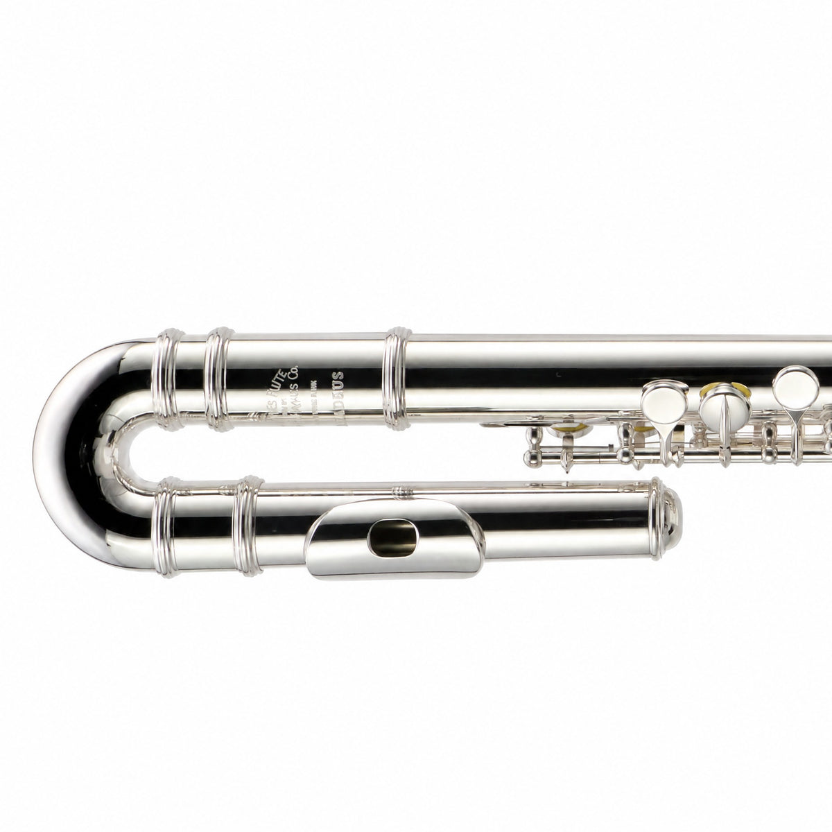 William S. Haynes AF670-C 'Amadeus' Alto Flute in Silver Plate
