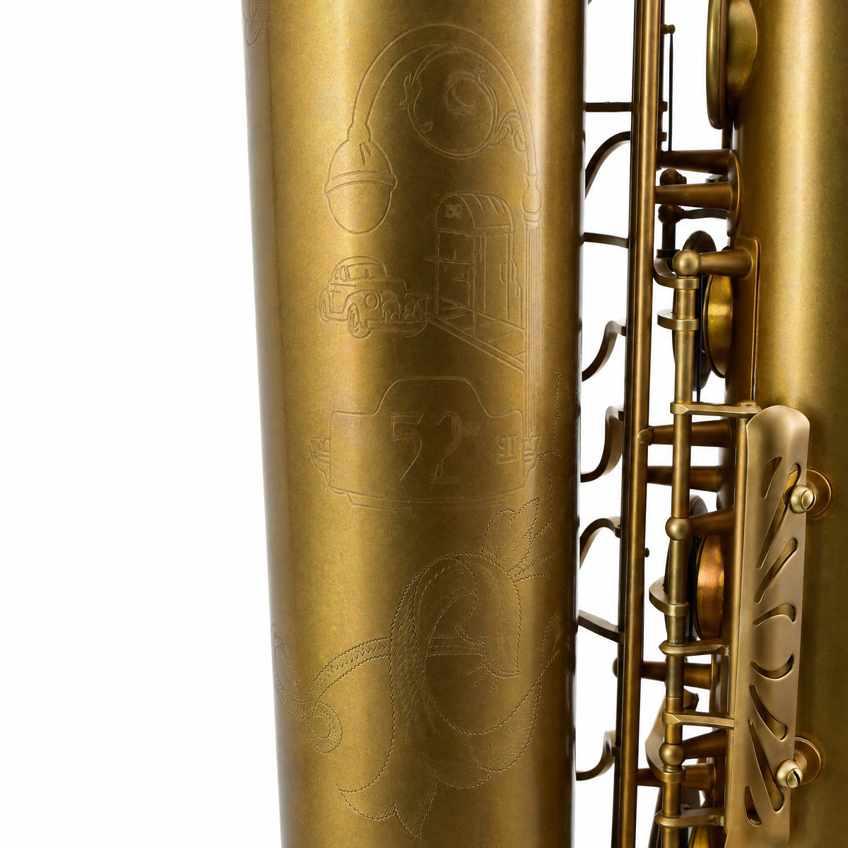Eastman EBS652 '52nd Street' Low A Baritone Saxophone in Antique Lacquer