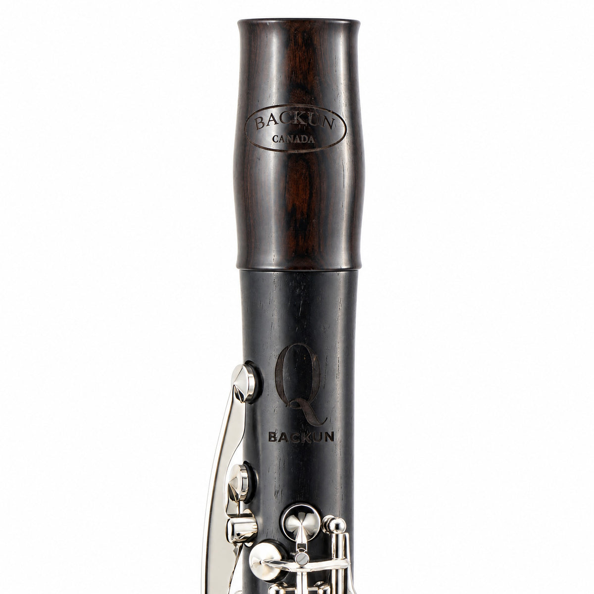 Backun BCLBQG-NK Q-Series Bb Clarinet in Grenadilla with Nickel-Plated Keys