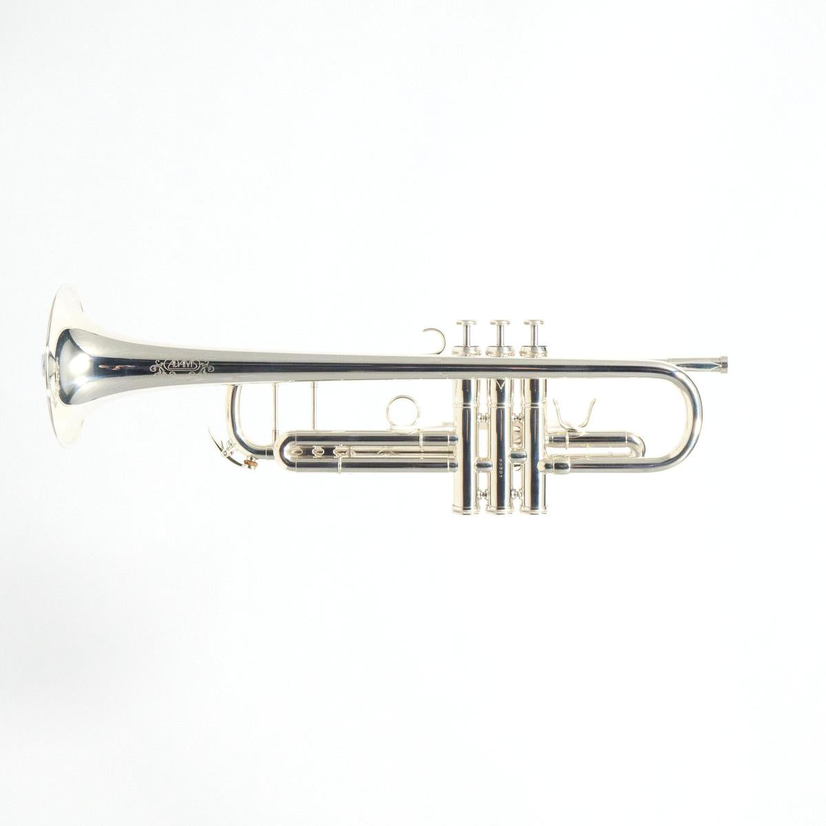 Adams Model A2 Custom Series Professional Bb Trumpet in Silver Plate
