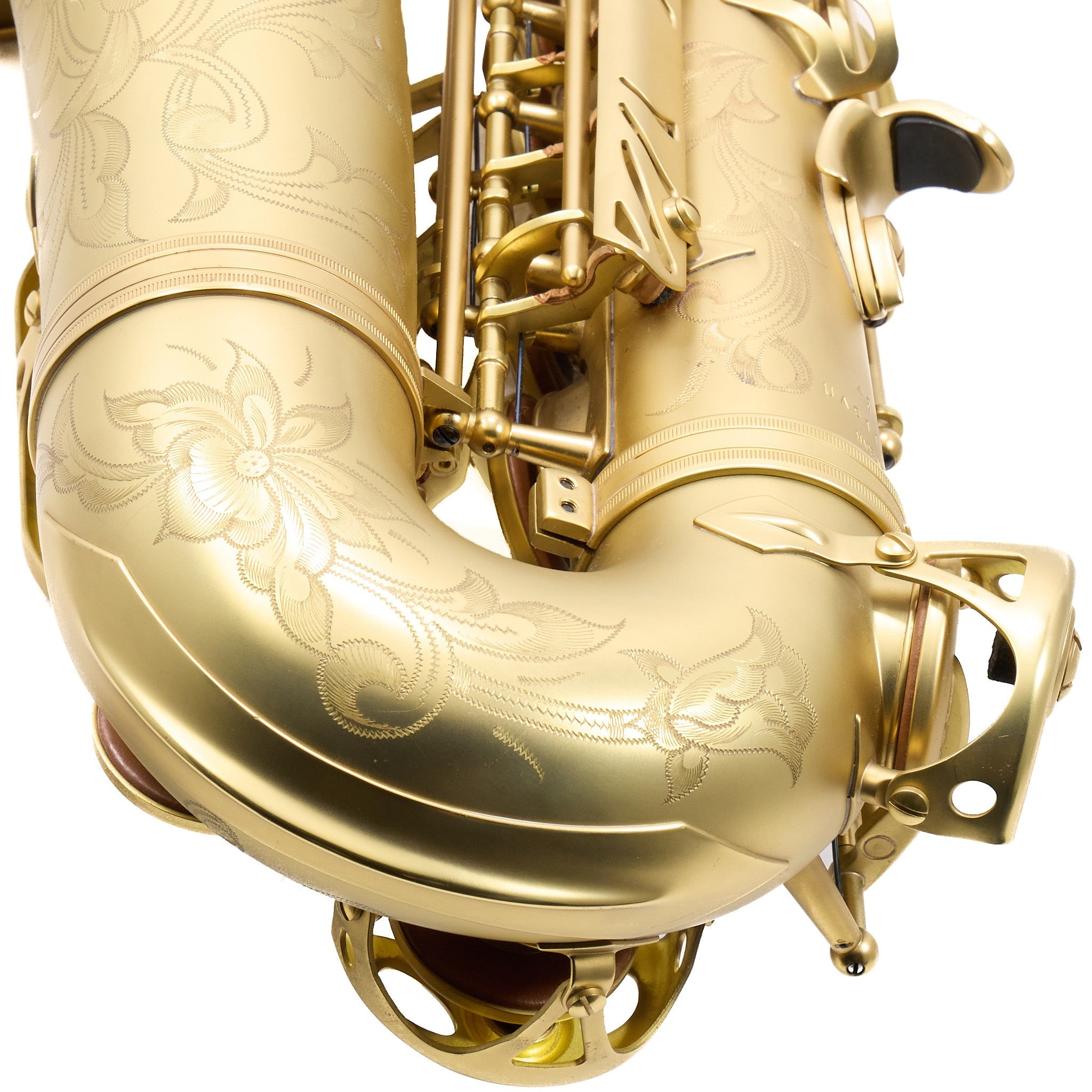 Antigua Winds AS4348CU Alto Saxophone in Unlacquered Brass