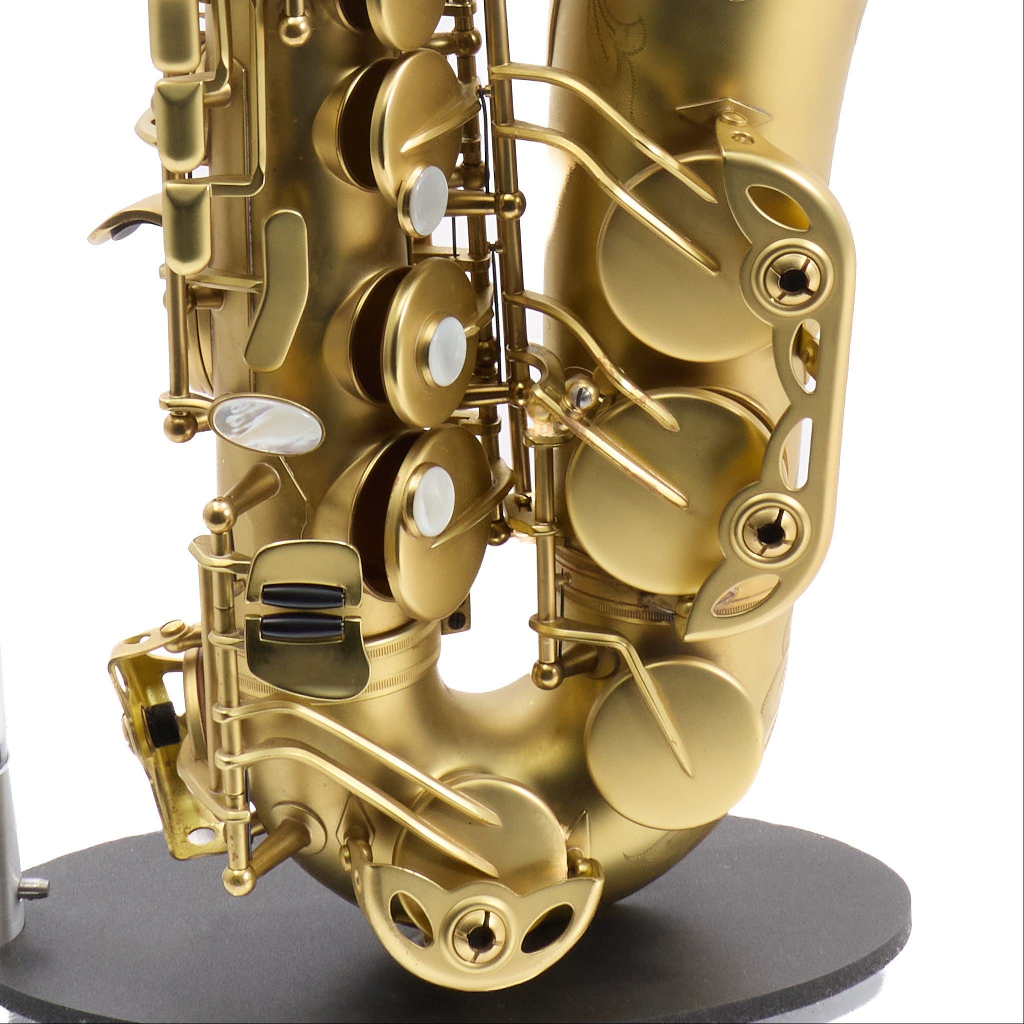 Antigua Winds AS4348CU Alto Saxophone in Unlacquered Brass