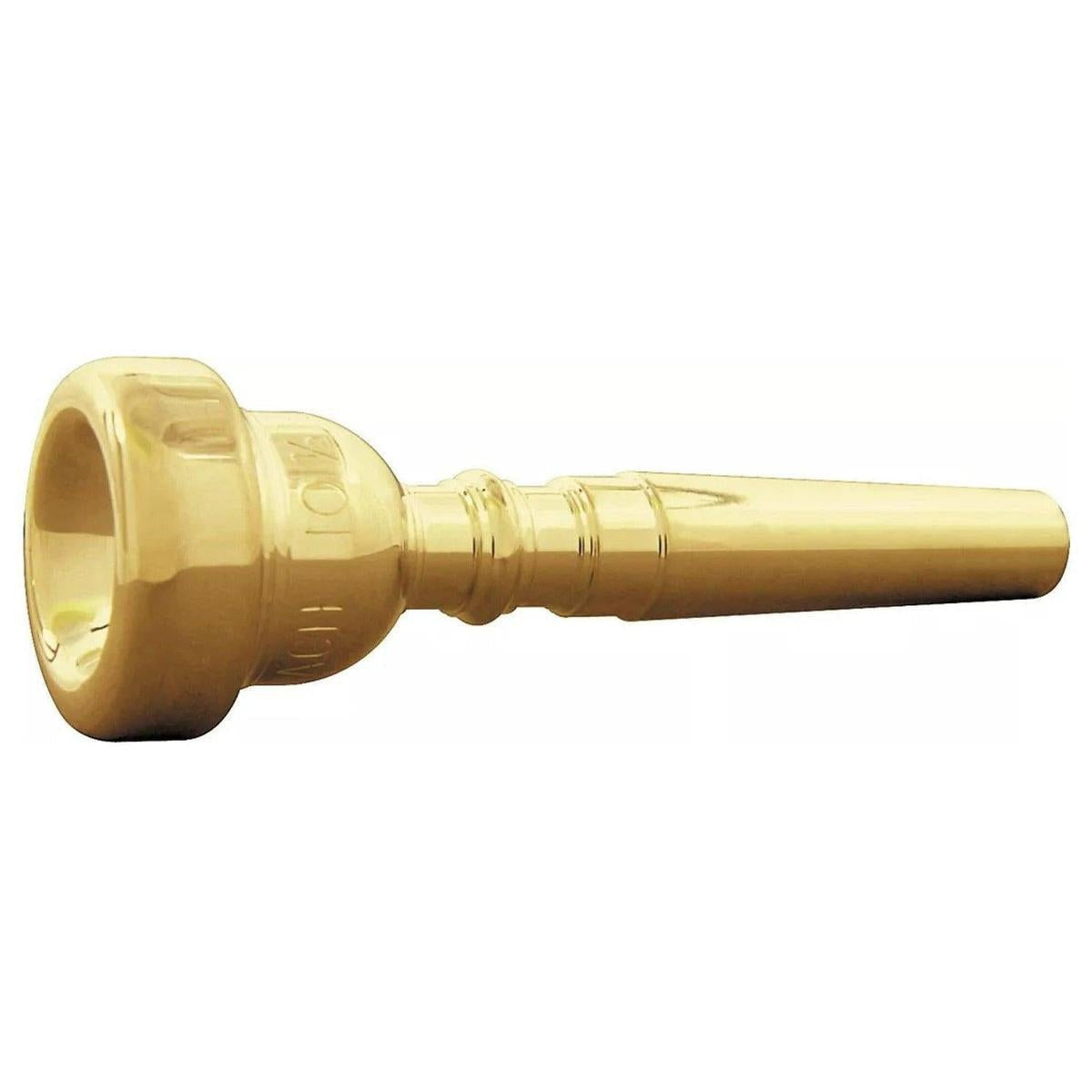 Bach 35110HAGP 10-1/2AL Trumpet Mouthpiece in Gold Plate