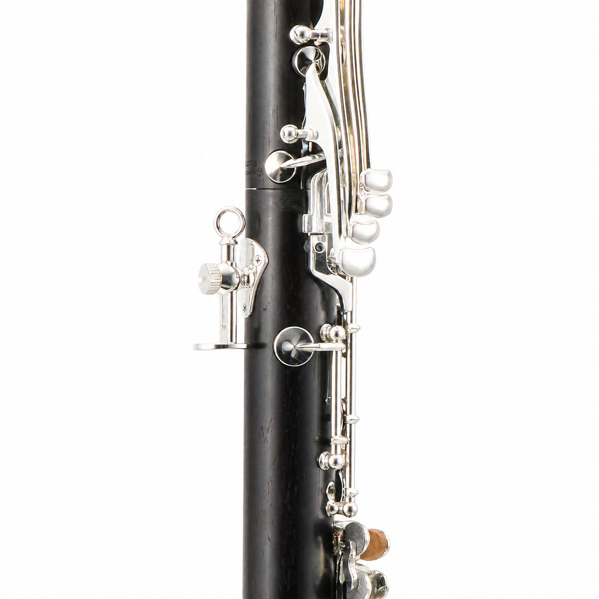 Backun BCLAQG-SKE Q-Series A Clarinet in Grenadilla with Silver Keys, Left Eb Key