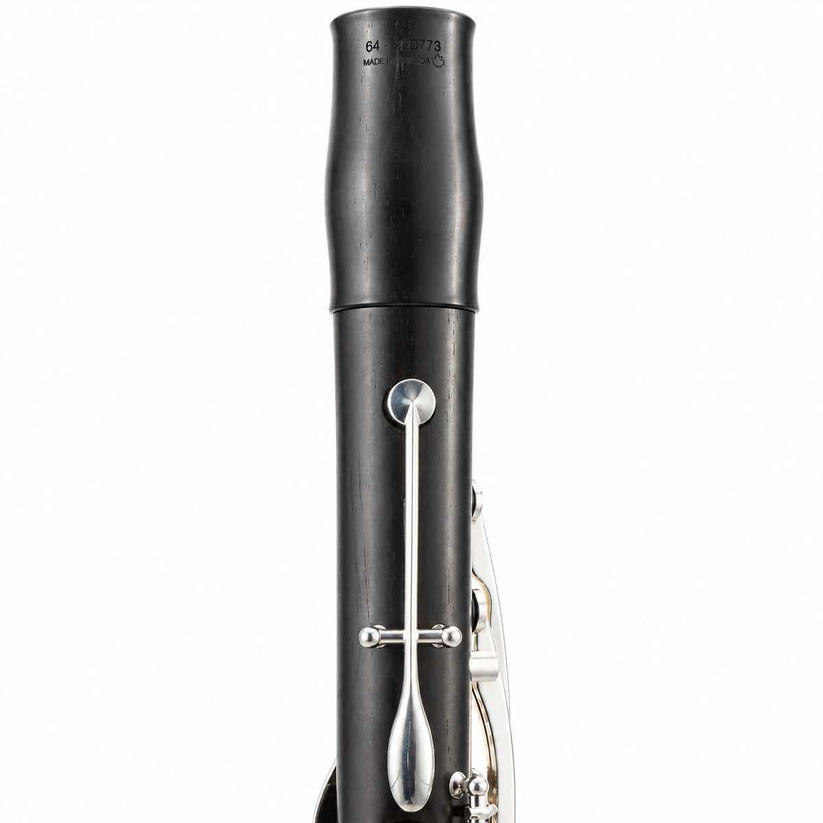 Backun BCLAQG-SKE Q-Series A Clarinet in Grenadilla with Silver Keys, Left Eb Key