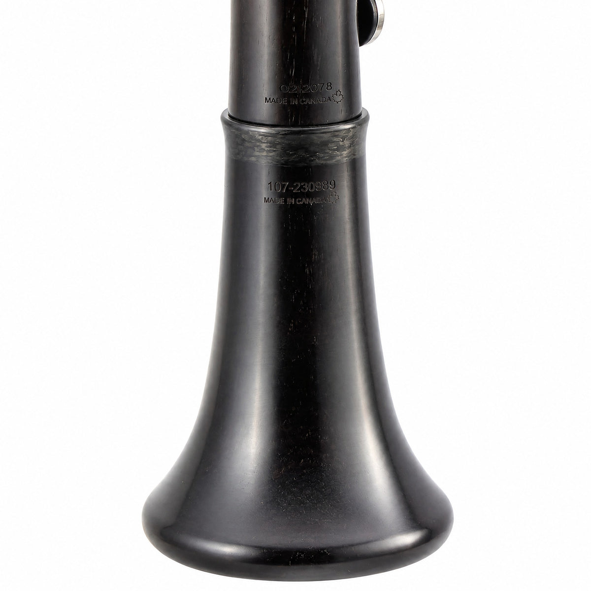 Backun BCLAQG-SKE Q-Series A Clarinet in Grenadilla with Silver Keys, Left Eb Key