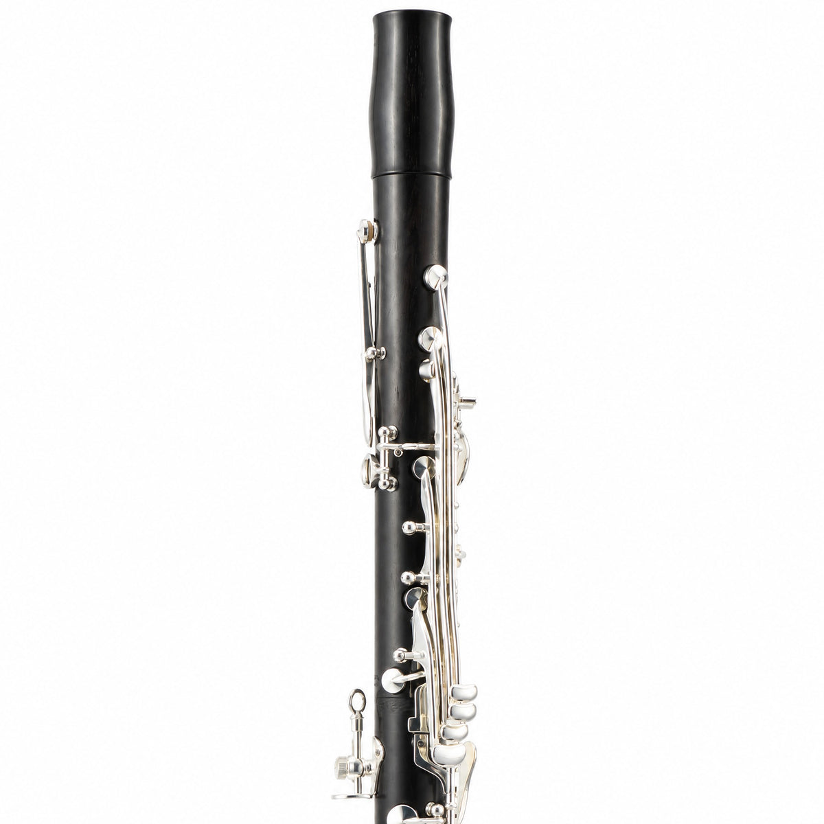 Backun BCLAQG-SKE Q-Series A Clarinet in Grenadilla with Silver Keys. Left Eb Key