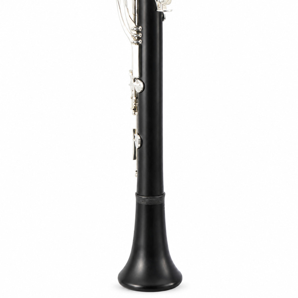 Backun BCLAQG-SKE Q-Series A Clarinet in Grenadilla with Silver Keys. Left Eb Key