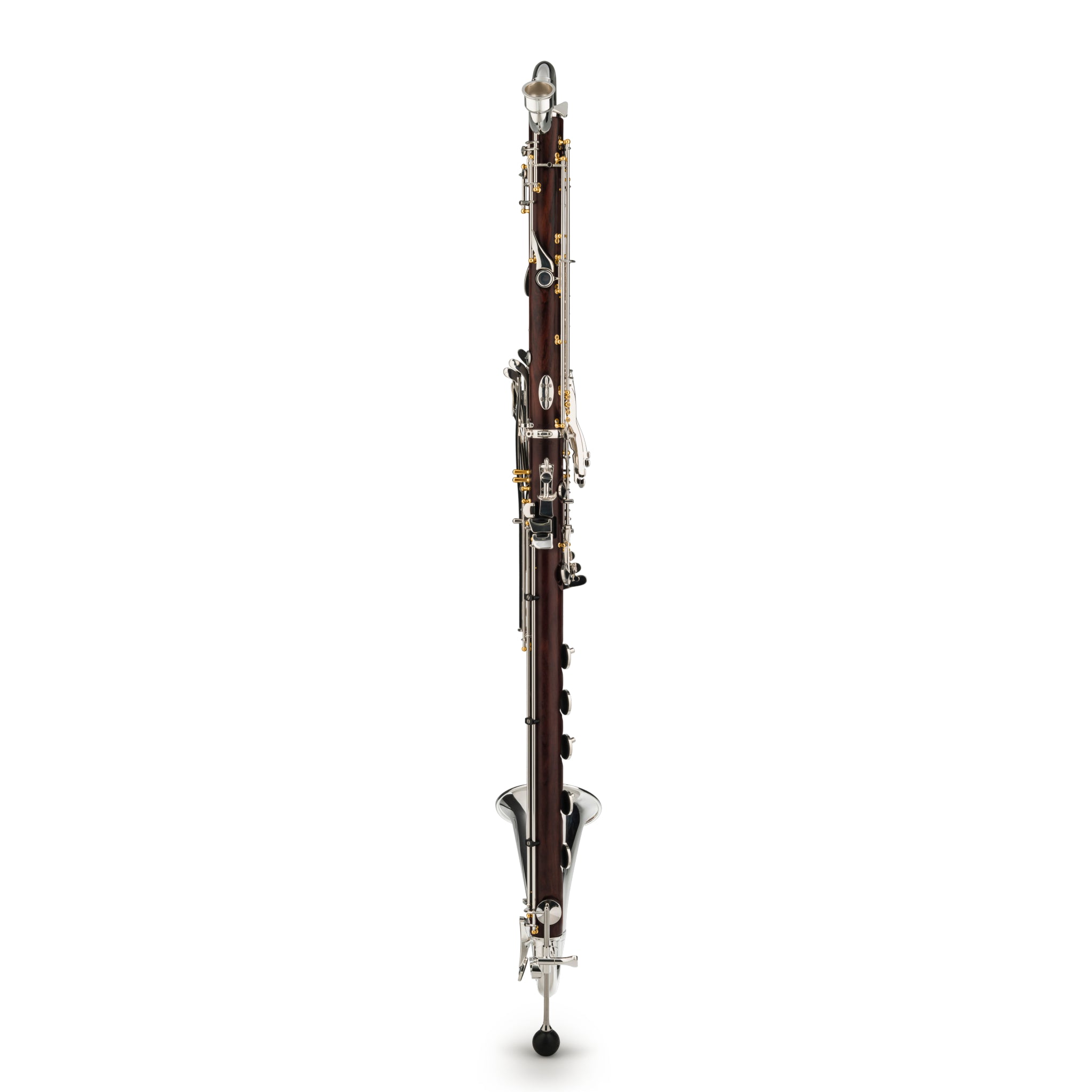 Backun BCLBBQC-C-SKG Q-Series Low C Bass Clarinet in Cocobolo