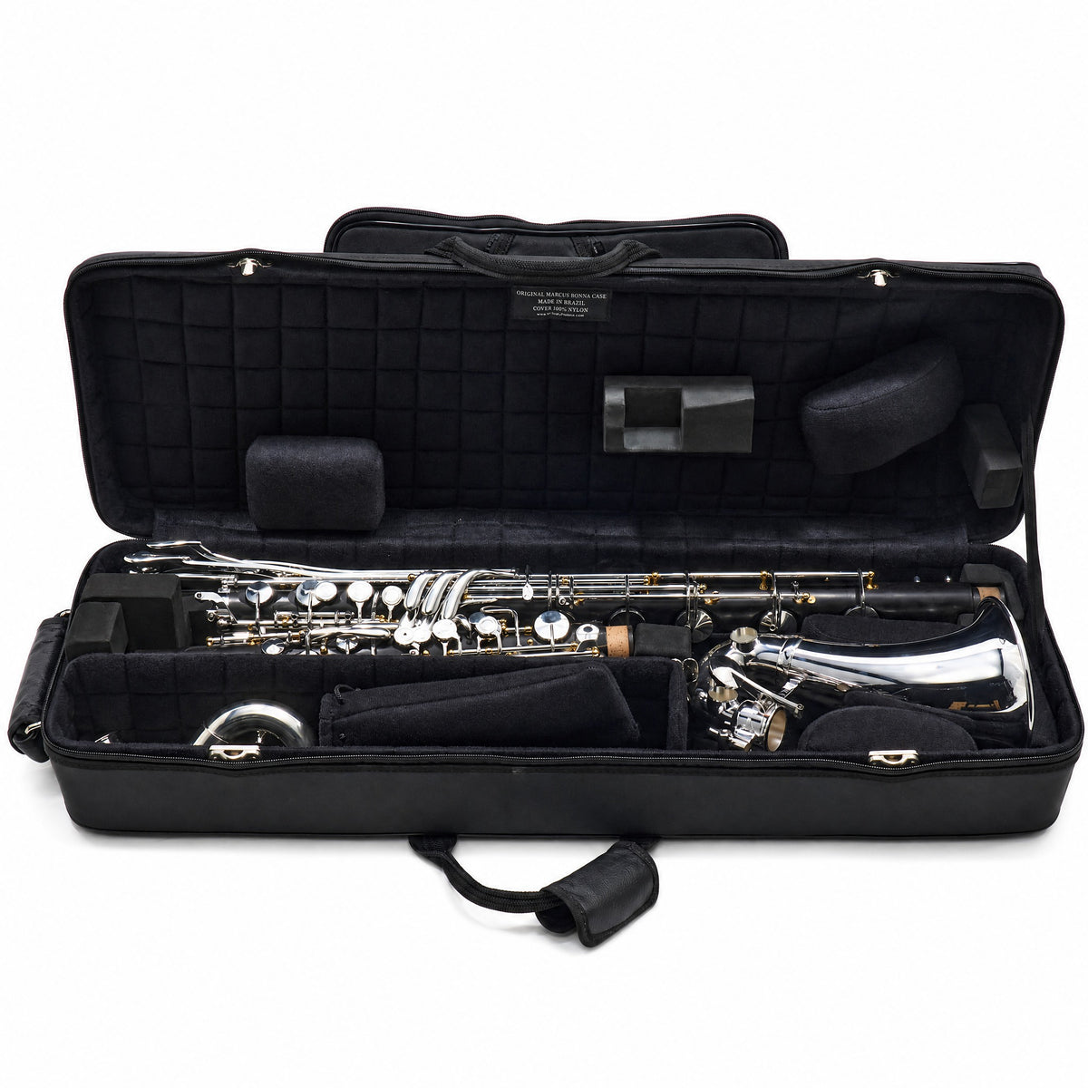 Backun BCLBBQG-C-SKG Q-Series Professional Bass Clarinet in Grenadilla