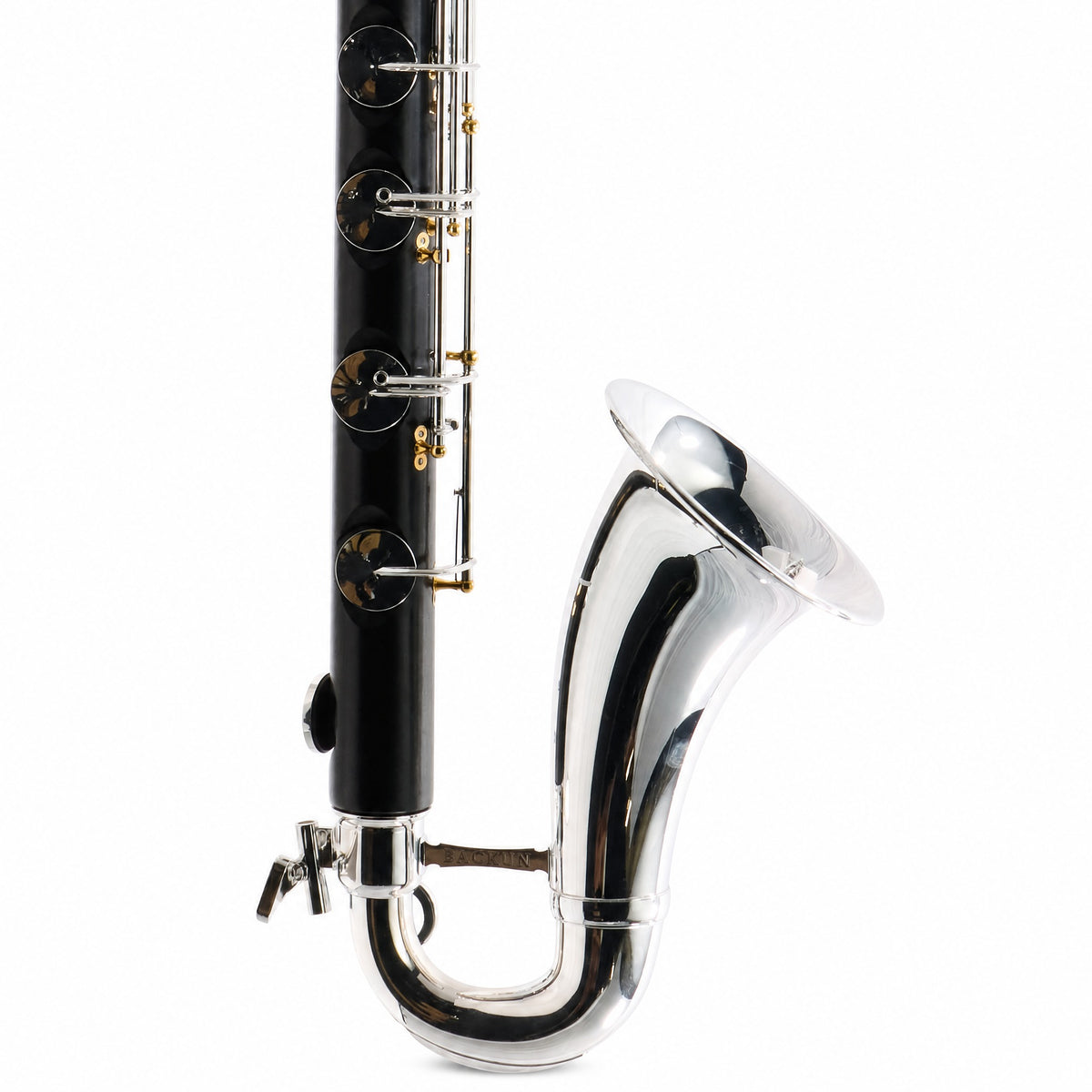 Backun BCLBBQG-C-SKG Q-Series Professional Bass Clarinet in Grenadilla