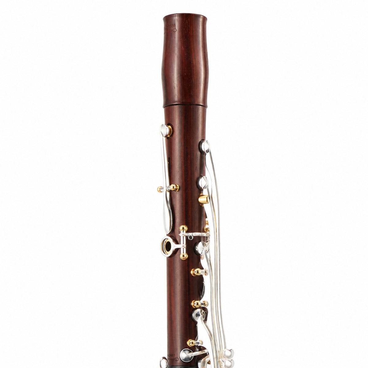 Backun BCLBQC-SKG Q-Series Bb Clarinet in Cocobolo with Silver Keys, Gold Posts