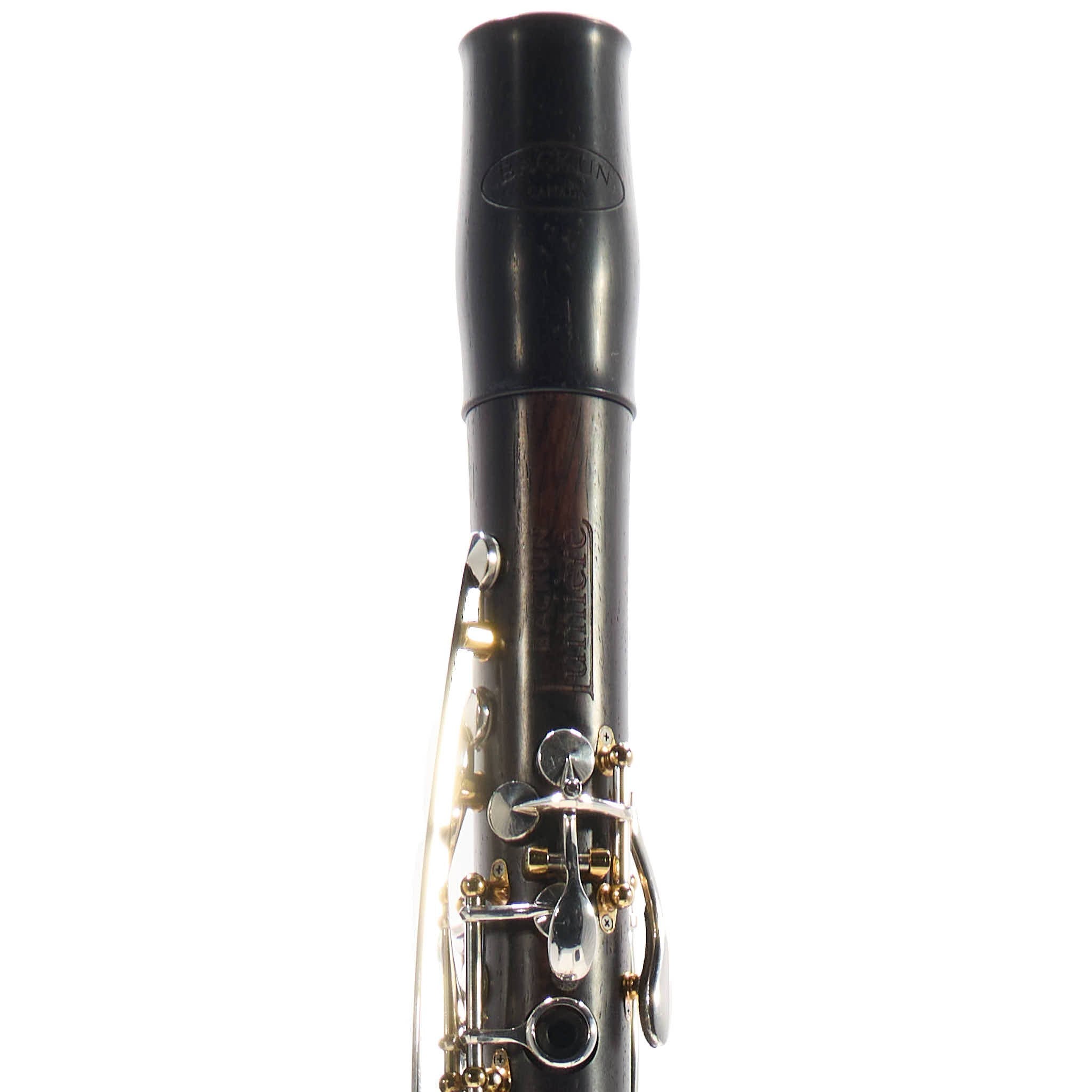 Backun 'Lumiere' Custom Cocobolo Bb Clarinet with Silver Keys/Gold Posts