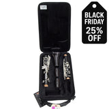 Backun 'Lumiere' Custom Grenadilla Bb Clarinet in SN 829 OPEN BOX