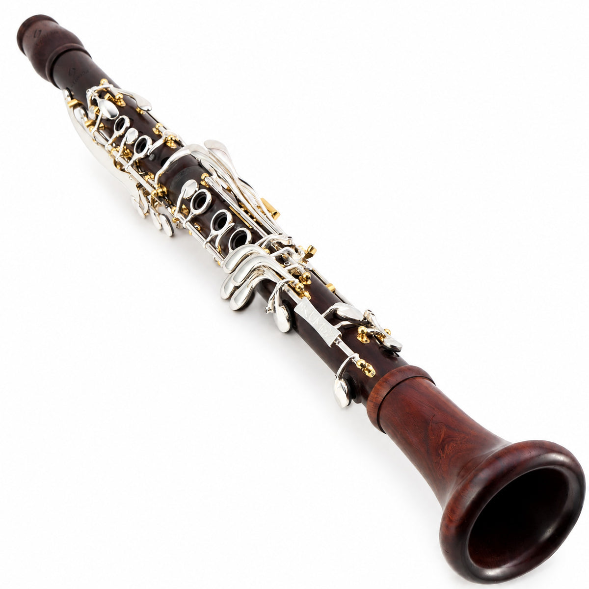 Backun MoBa Professional Bb Clarinet in Cocobolo with Silver Keys, Gold Posts