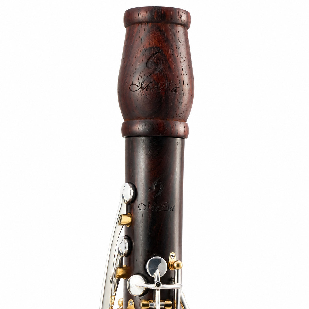 Backun MoBa Professional Bb Clarinet in Cocobolo with Silver Keys, Gold Posts