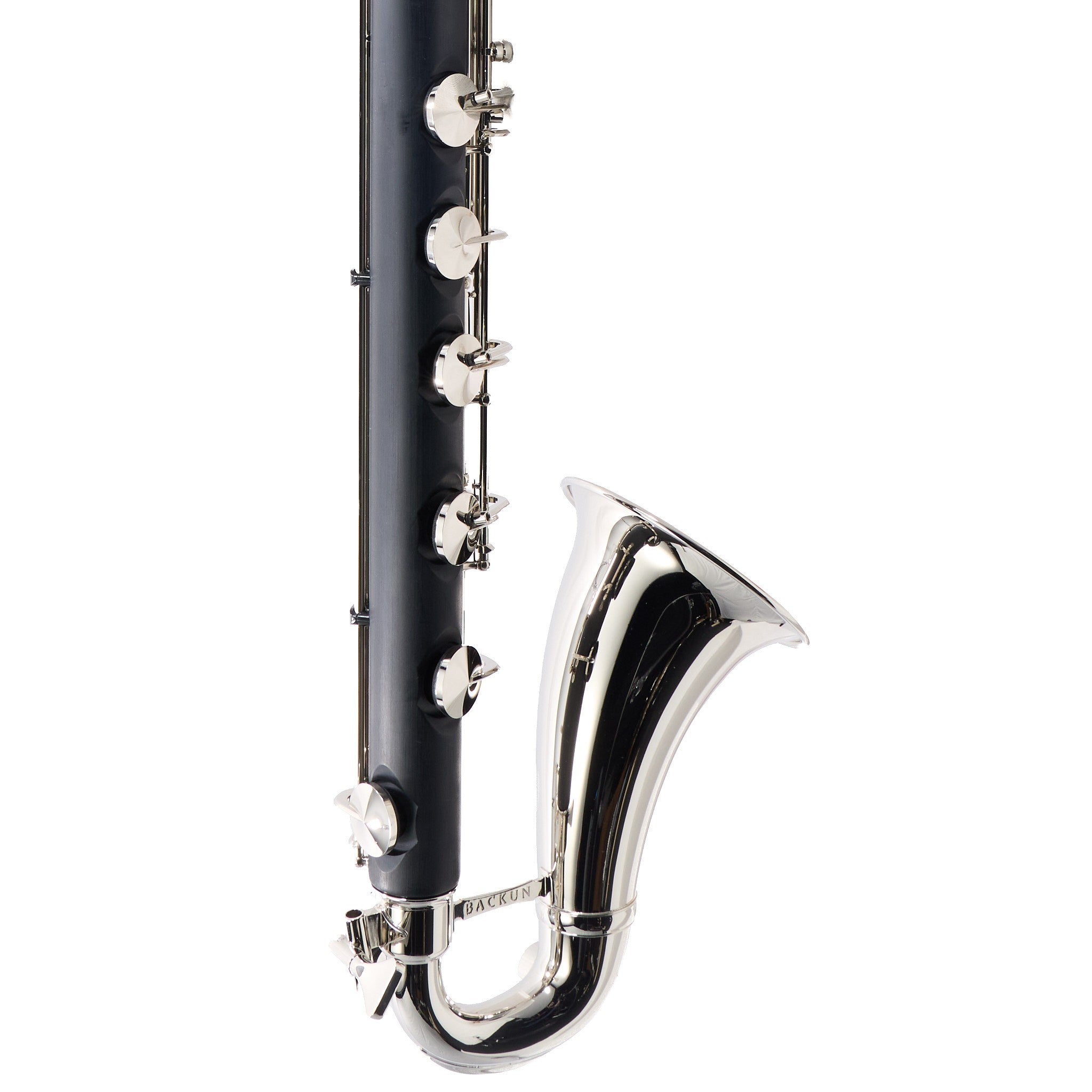 Backun Model BCLBBALPHA-C-NK-ABS 'Alpha' Bass Clarinet