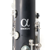Backun Model BCLBBALPHA-C-SKZ 'Alpha' Student Low C Bass Clarinet OPEN BOX