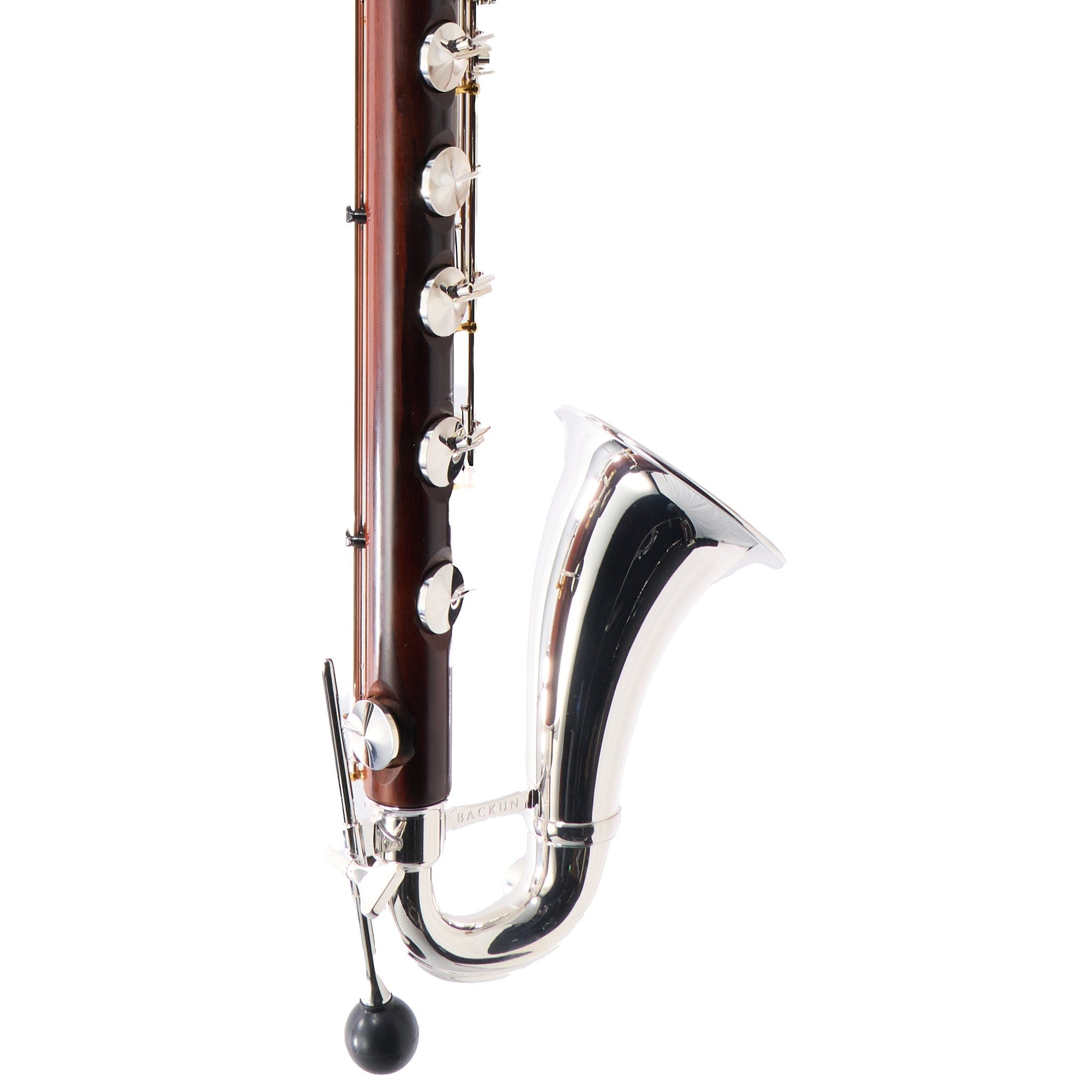 Backun Model BCLBBQC-C-SKG Q-Series Bass Clarinet in Cocobolo