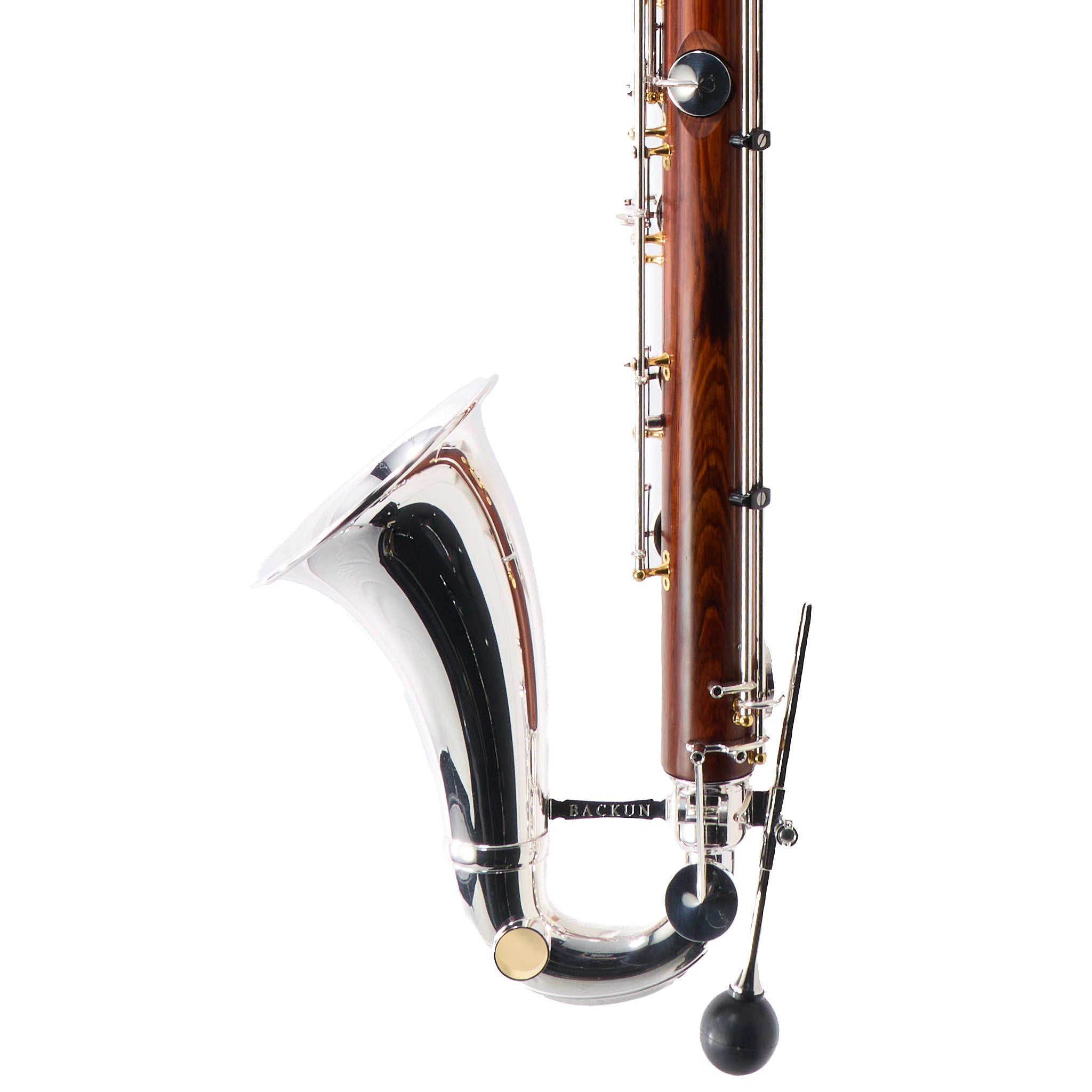 Backun Model BCLBBQC-C-SKG Q-Series Bass Clarinet in Cocobolo