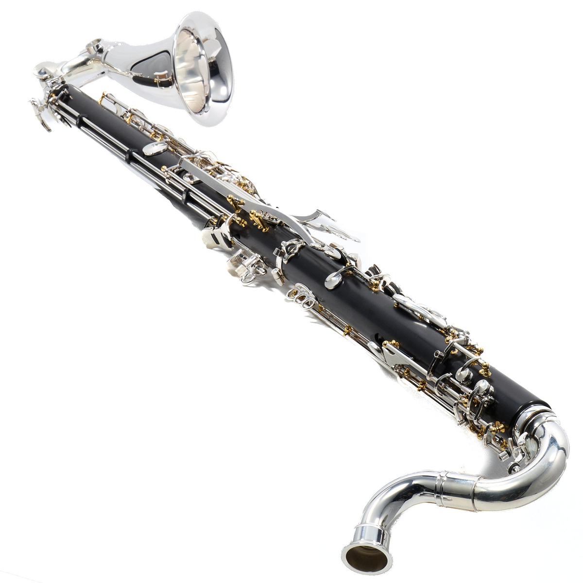 Backun Model BCLBBQG-C-SKG Q-Series Low C Bass Clarinet in Grenadilla