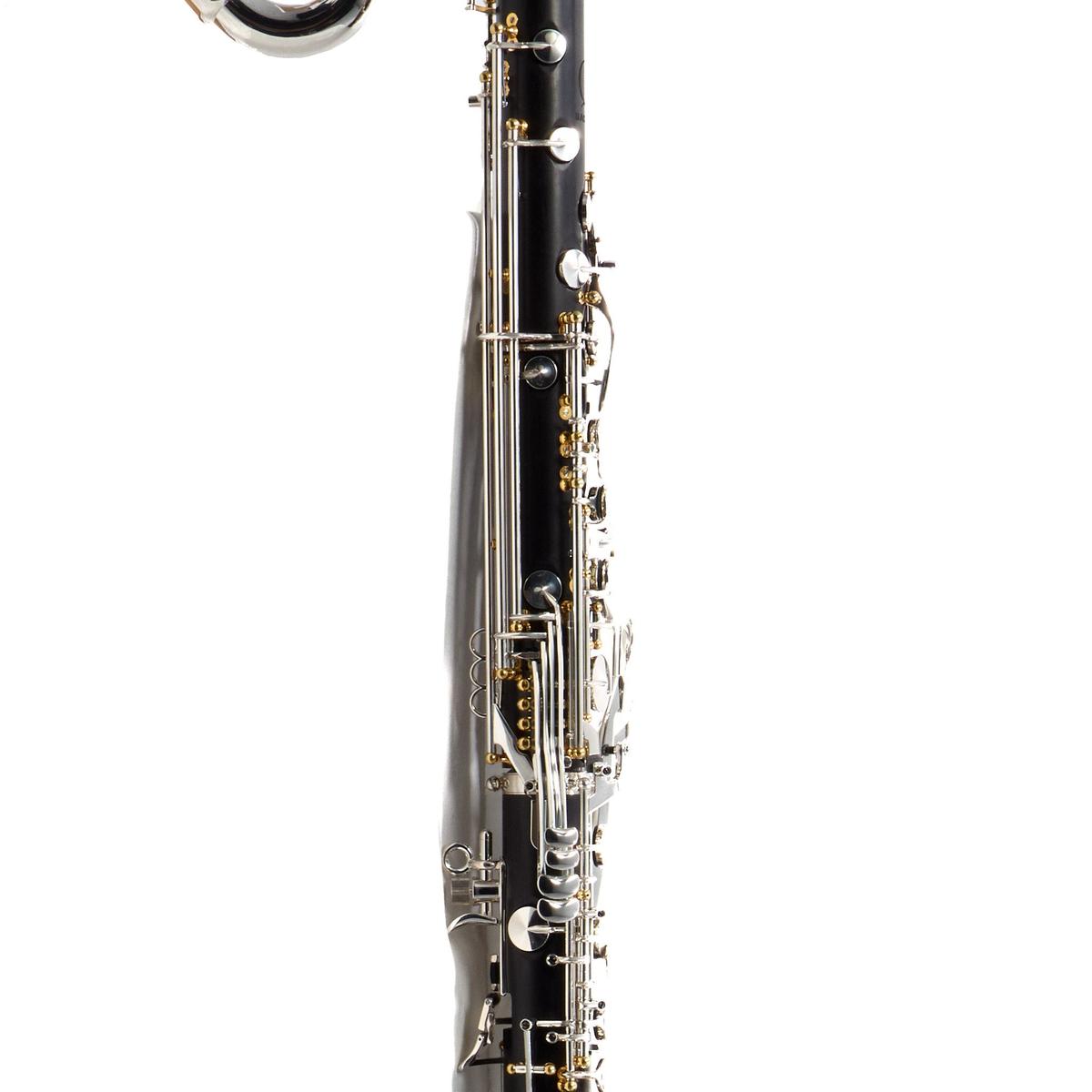 Backun Model BCLBBQG-C-SKG Q-Series Low C Bass Clarinet in Grenadilla