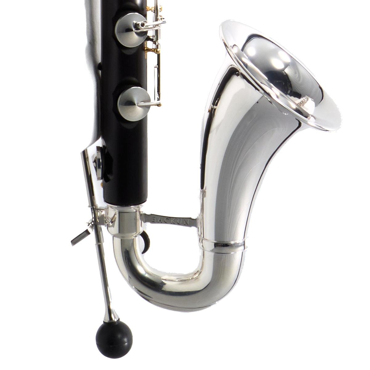 Backun Model BCLBBQG-C-SKG Q-Series Low C Bass Clarinet in Grenadilla