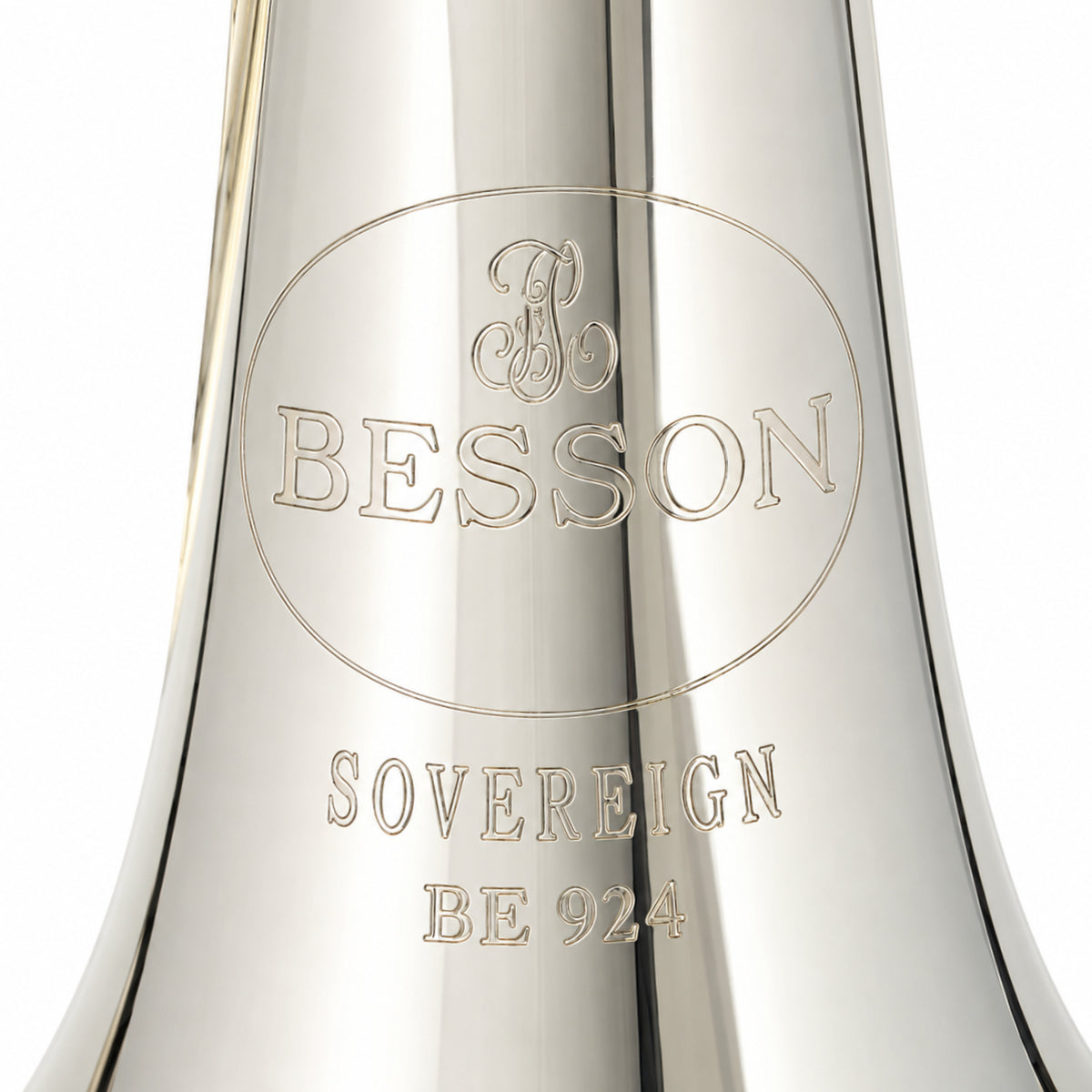 Besson BE924G-2-0 'Sovereign' Professional Eb Cornet in Silver Plate