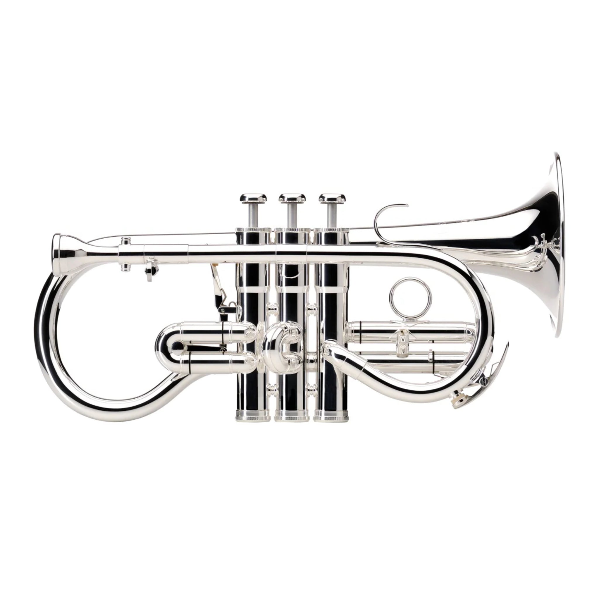 Besson BE924G-2-0 'Sovereign' Professional Eb Cornet in Silver Plate