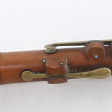 Bilton of London Bb Boxwood Clarinet Circa 1830 HISTORIC COLLECTION