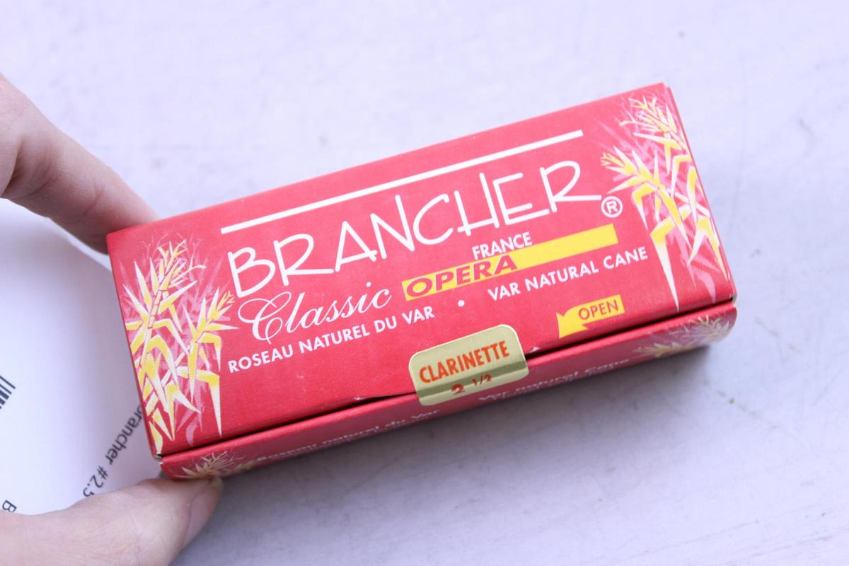 Brancher Bb Clarinet Classic Opera Reeds Strength 2.5, Box of 6