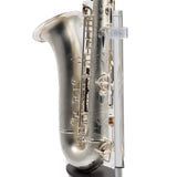 Buescher 400 Top Hat & Cane Tenor Saxophone in Satin Silver SN 309409 EXQUISITE
