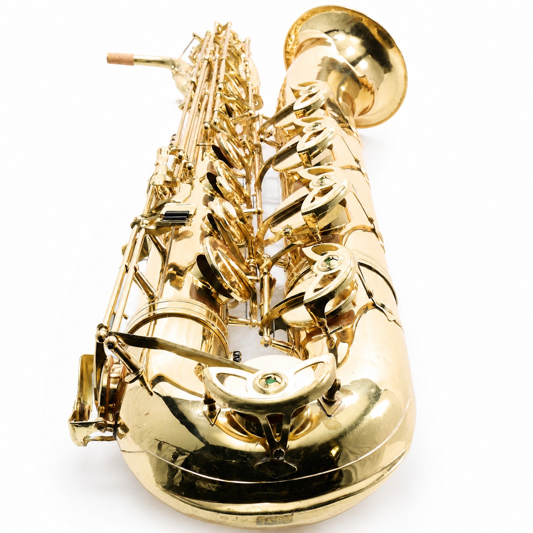 Buescher BU-6 Eb Baritone Saxophone in Gold Lacquer