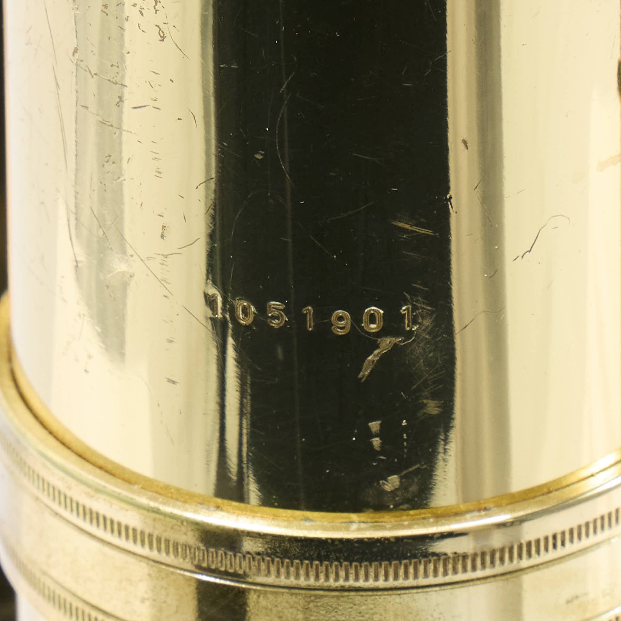 Buescher BU-6 Eb Baritone Saxophone in Gold Lacquer