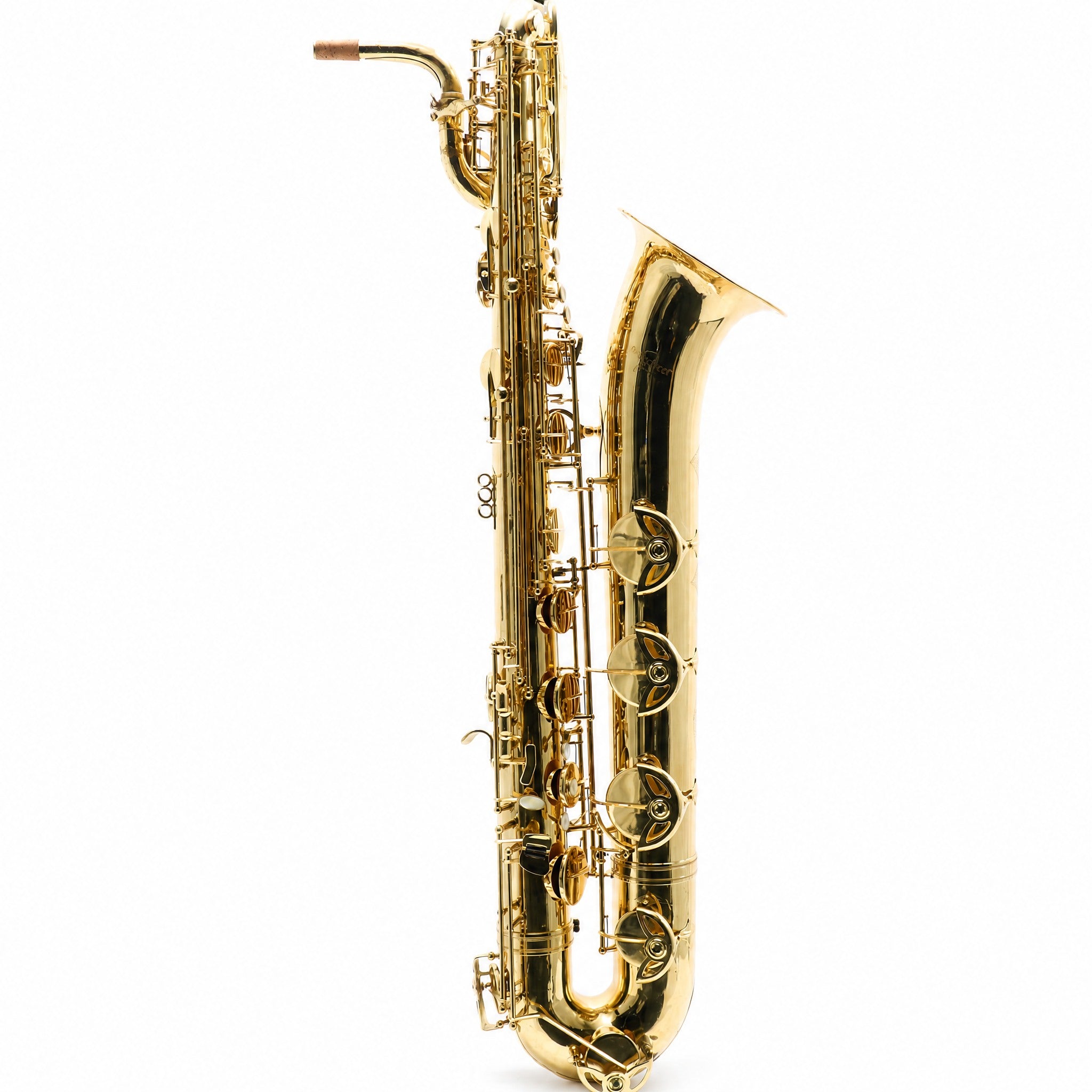 Buescher BU-6 Eb Baritone Saxophone in Gold Lacquer