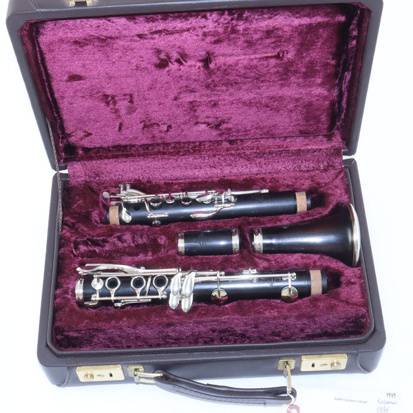Buffet Crampon Pre-R13 Model Professional Bb Clarinet SN 36482 FRESH OVERHAUL- for sale at BrassAndWinds.com