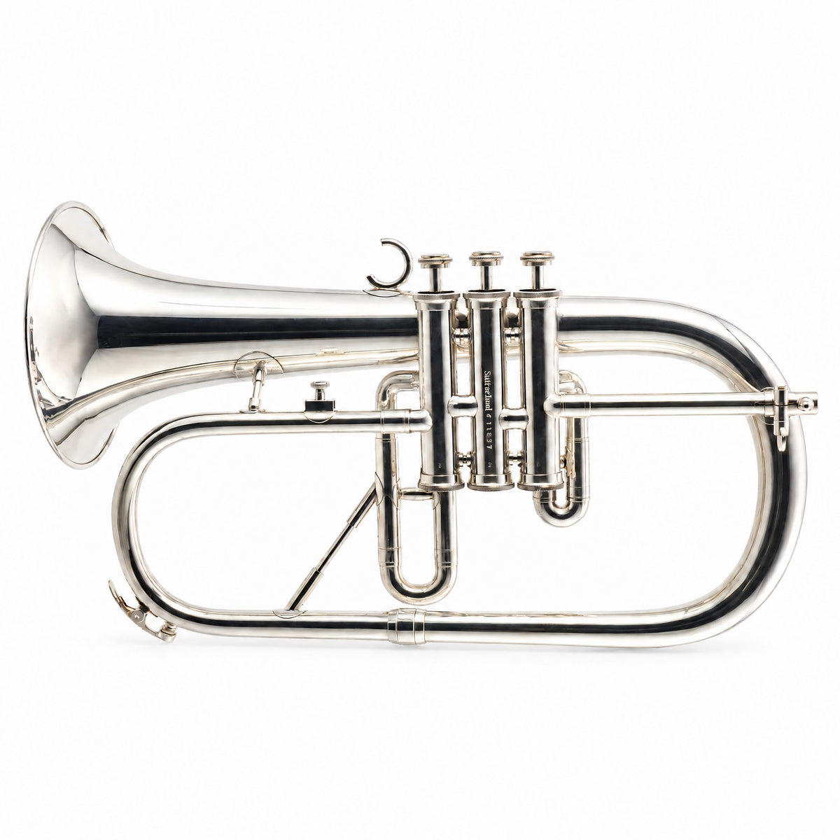 C.G. Conn 25A Professional Flugelhorn in Silver Plate